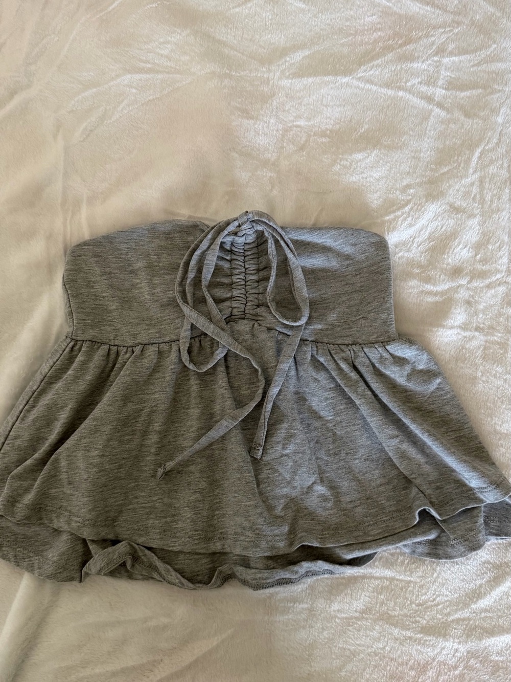 Heart Hips Grey Tube Top